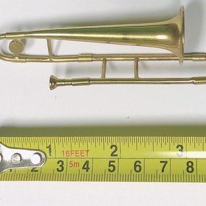 New Gold Brass Mini Trombone